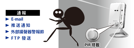 PIR&モーション検知